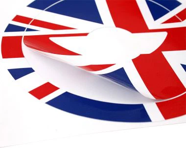 Etiqueta engomada del vinilo del coche