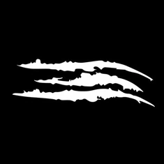 Adhesivo para faros de coche con forma de marcas de garras