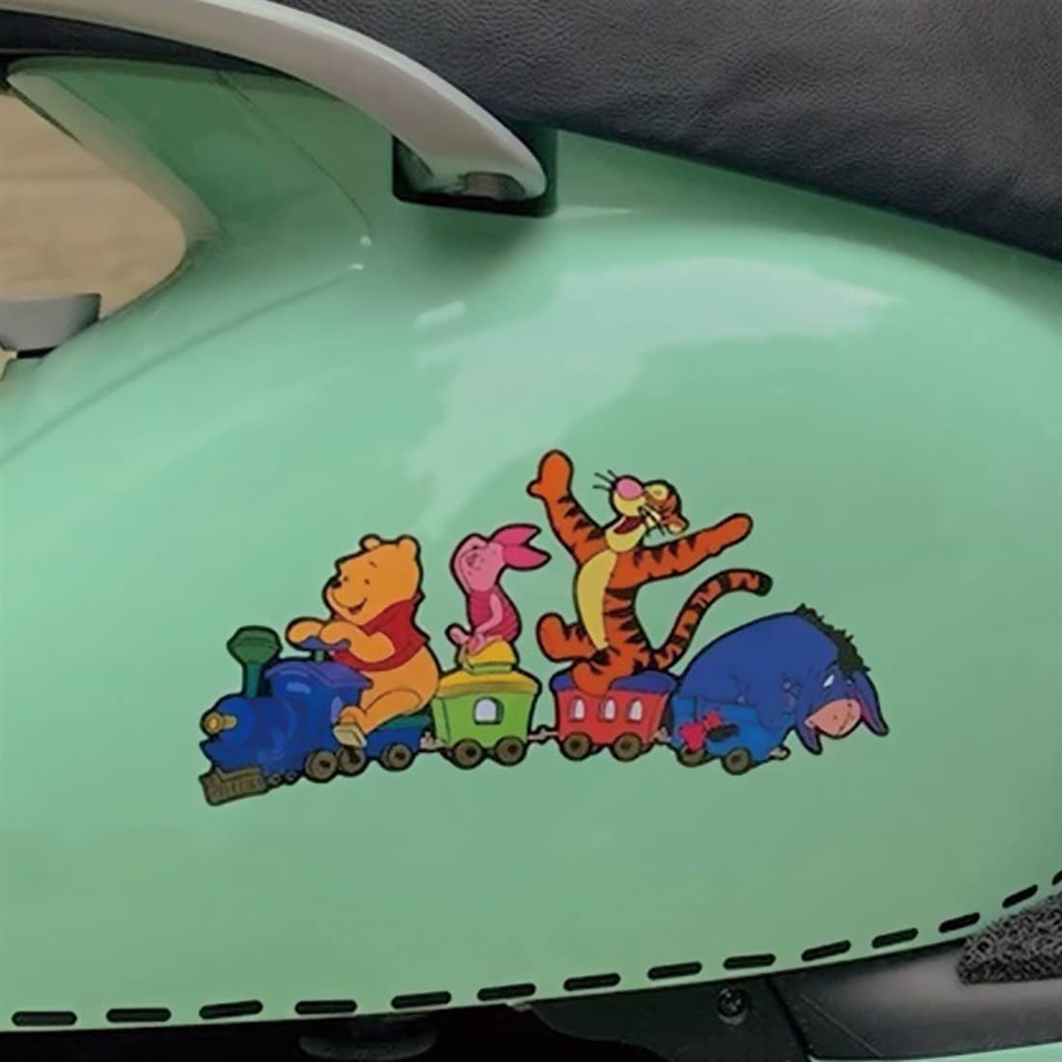 Pegatinas bicicleta eléctrica osito Winnie